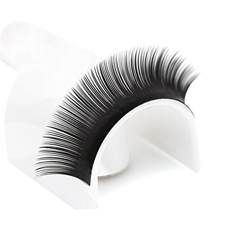 Super soft ellipse flat eyelash extension vendor 0.12-0.25 thickness UK YL77